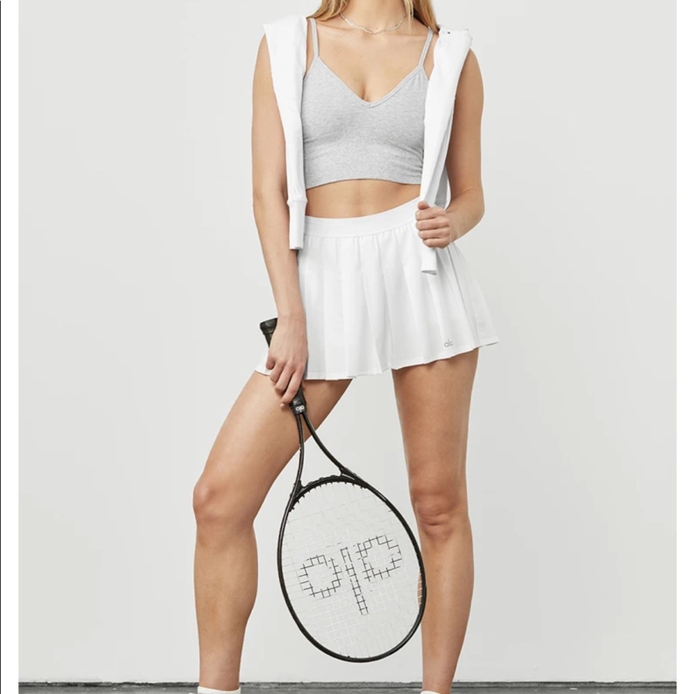 NWT ALO yoga varsity tennis skirt